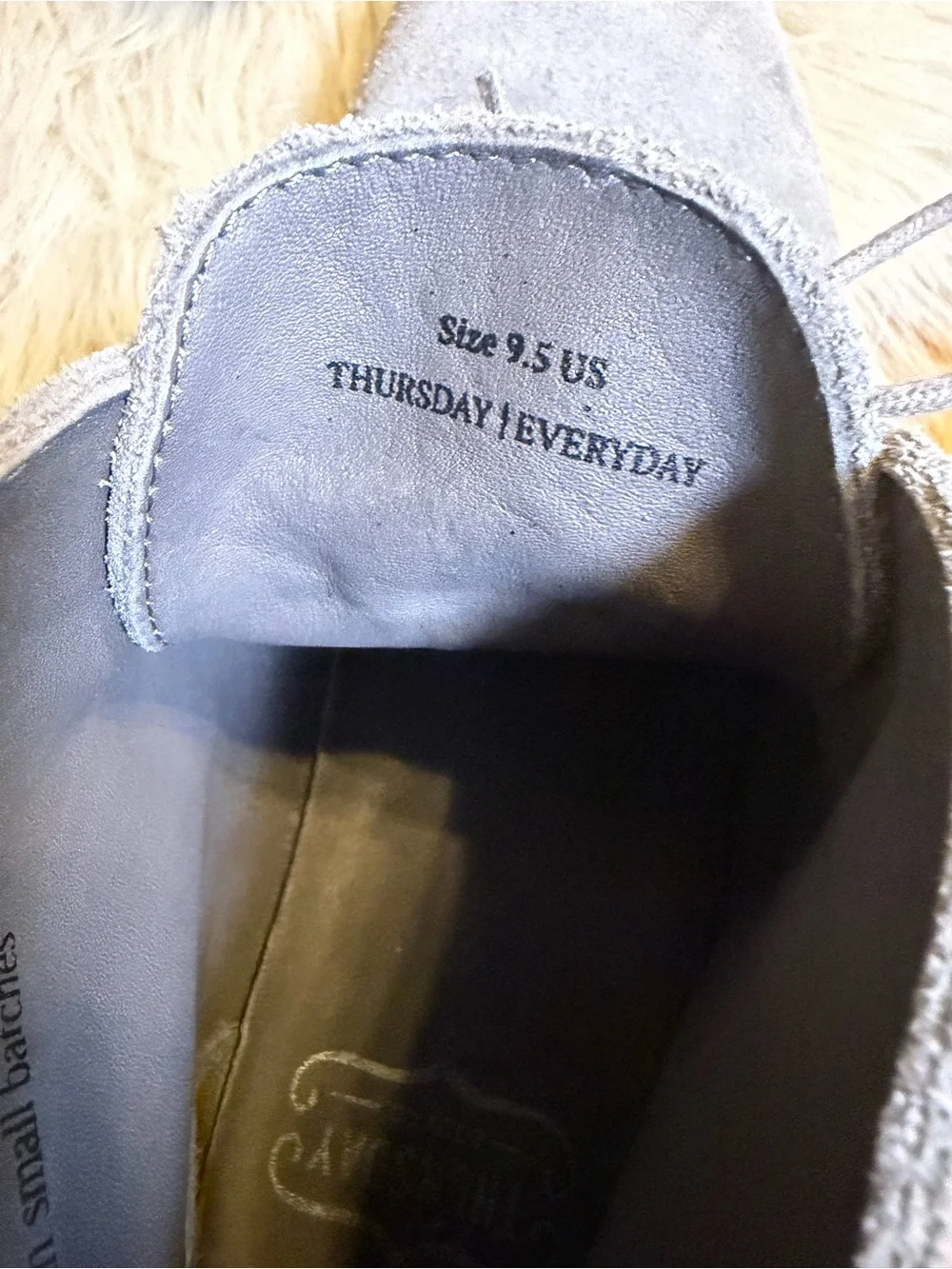 Thursday Boot Co Scout Chukka Boots Mens 9.5 Gray Suede Desert Crepe